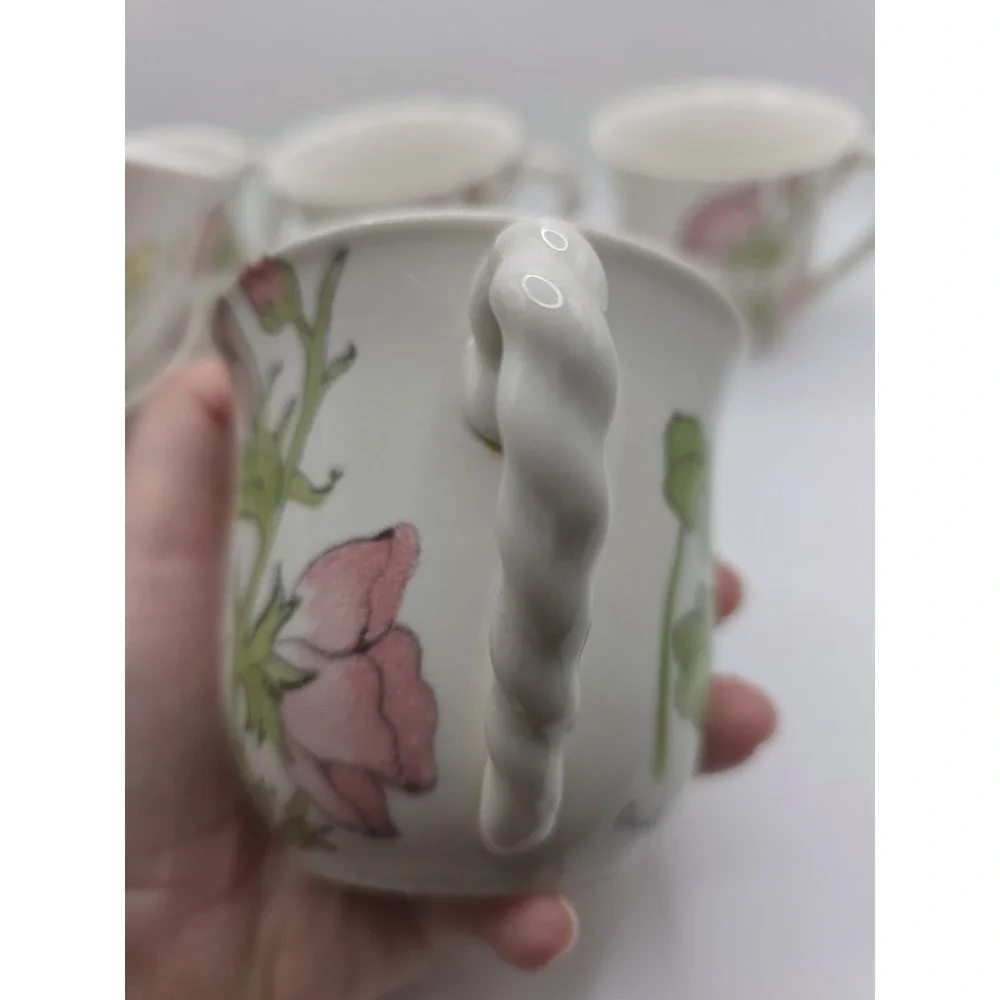 6 Ernestine Salerno Amaryllis Floral Cups Italy
